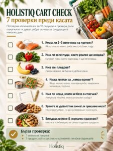 Holistiq Cart Check – седем проверки при пазаруване