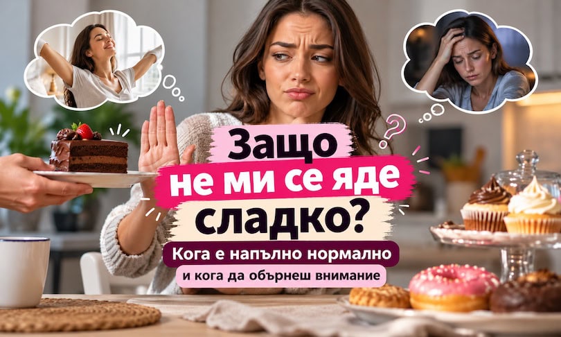 Защо не ми се яде сладко